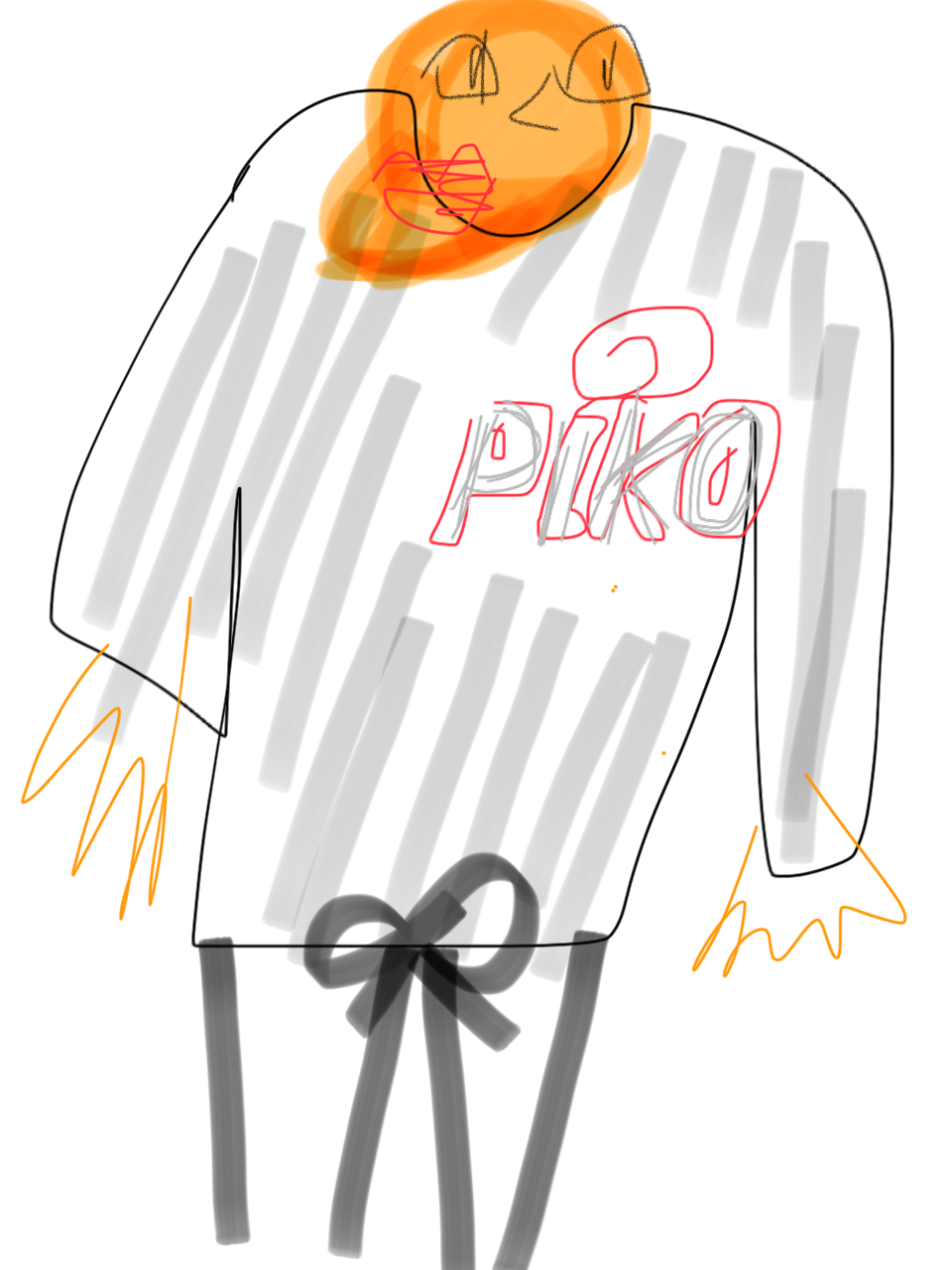 【お絵かき】いまの格好を描いてみるトピ!