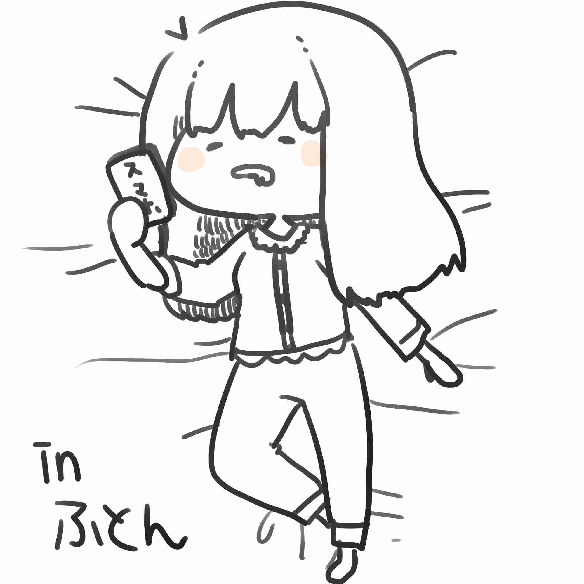 【お絵かき】いまの格好を描いてみるトピ!