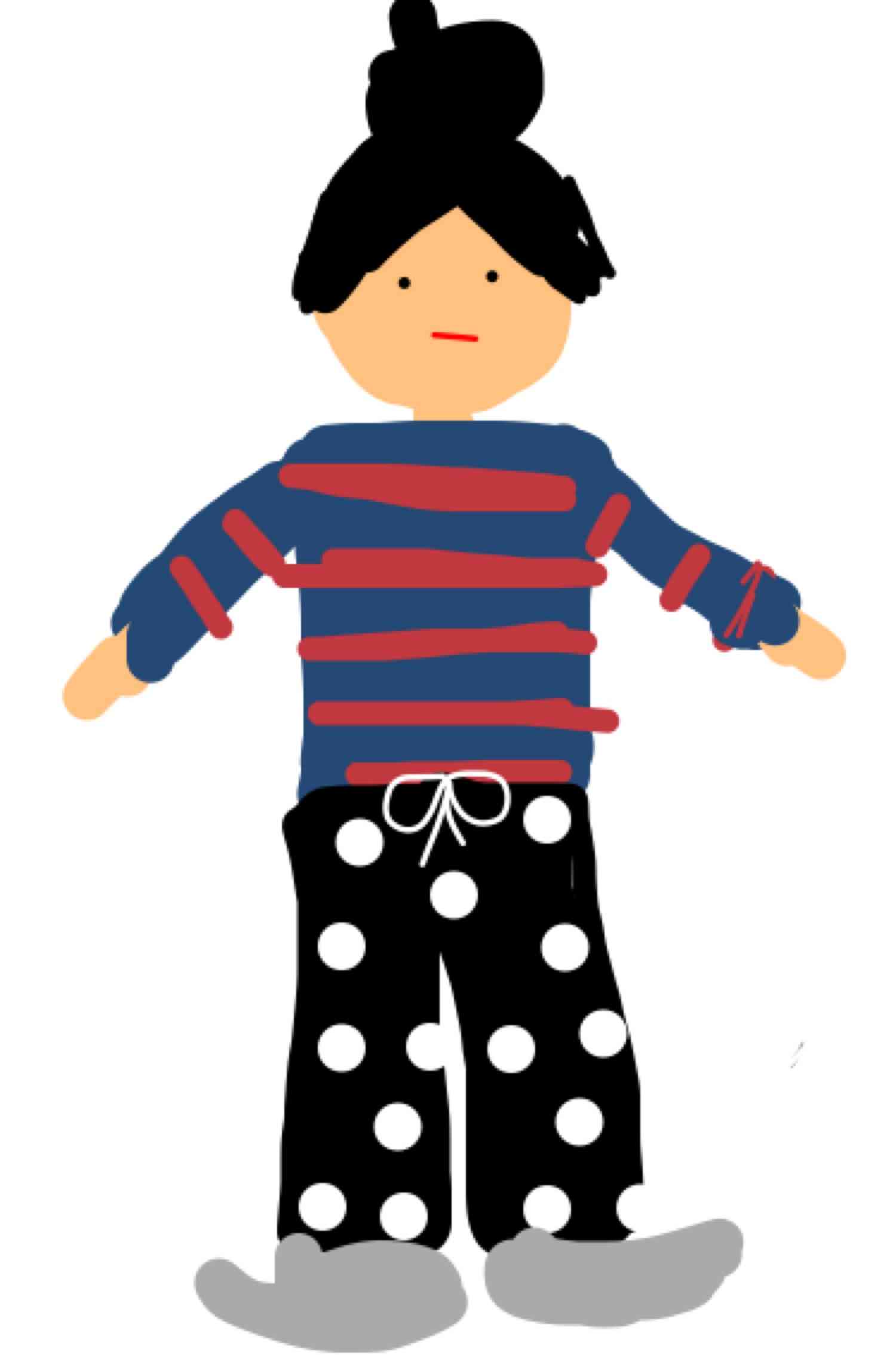【お絵かき】いまの格好を描いてみるトピ!