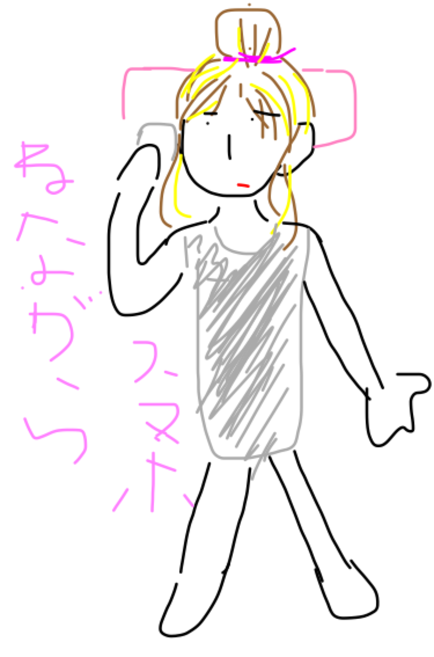 【お絵かき】いまの格好を描いてみるトピ!