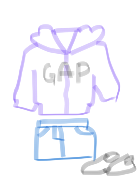 【お絵かき】いまの格好を描いてみるトピ!
