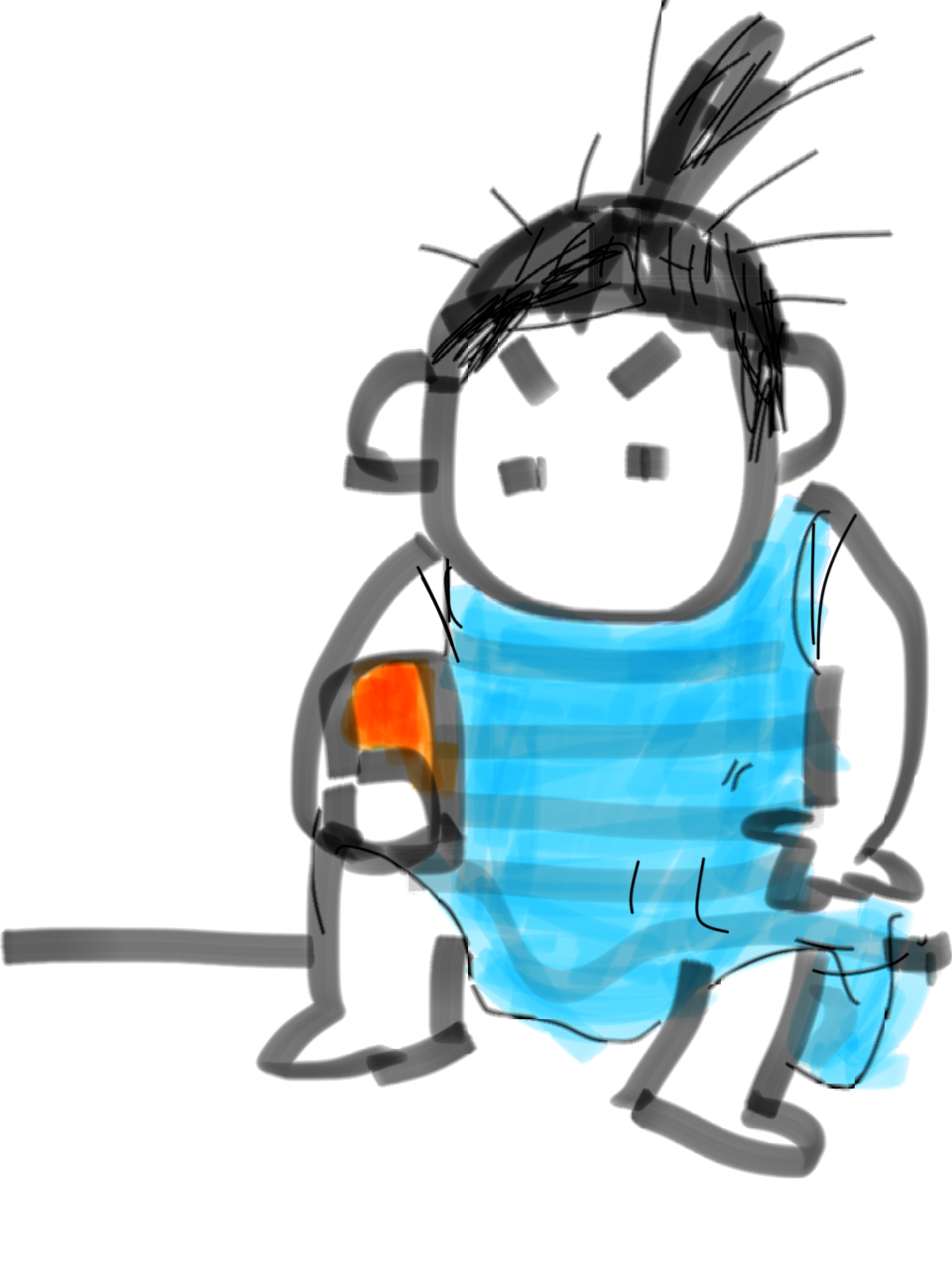 【お絵かき】いまの格好を描いてみるトピ!