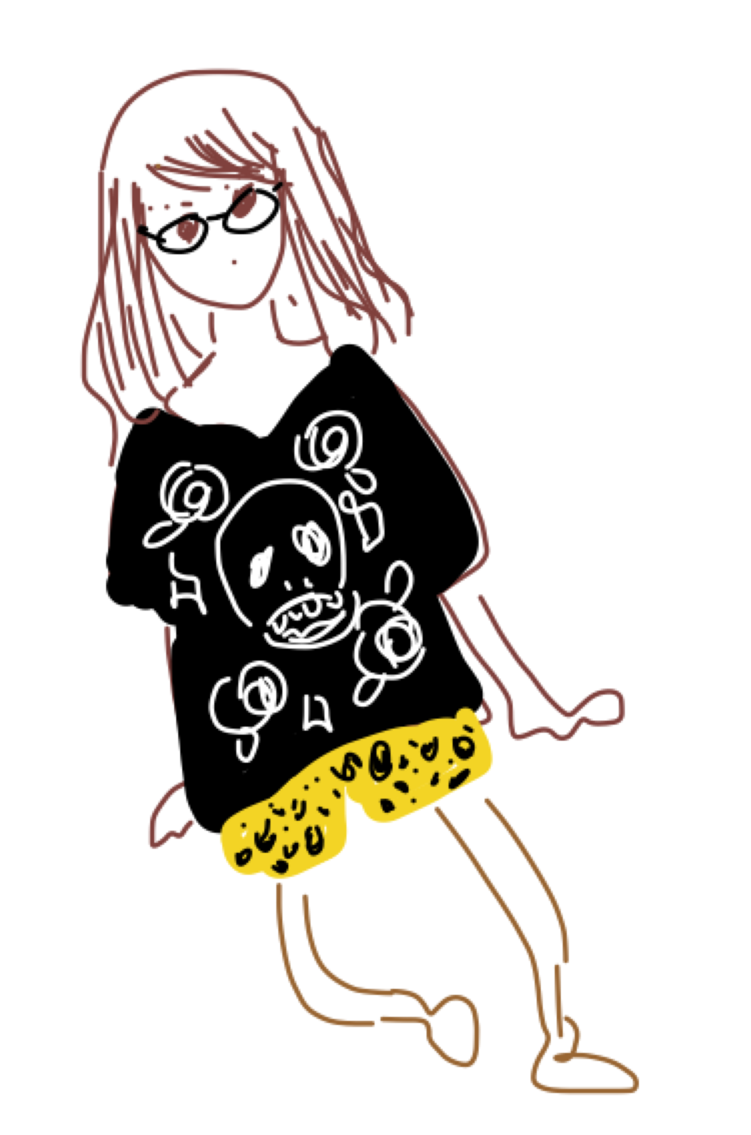 【お絵かき】いまの格好を描いてみるトピ!
