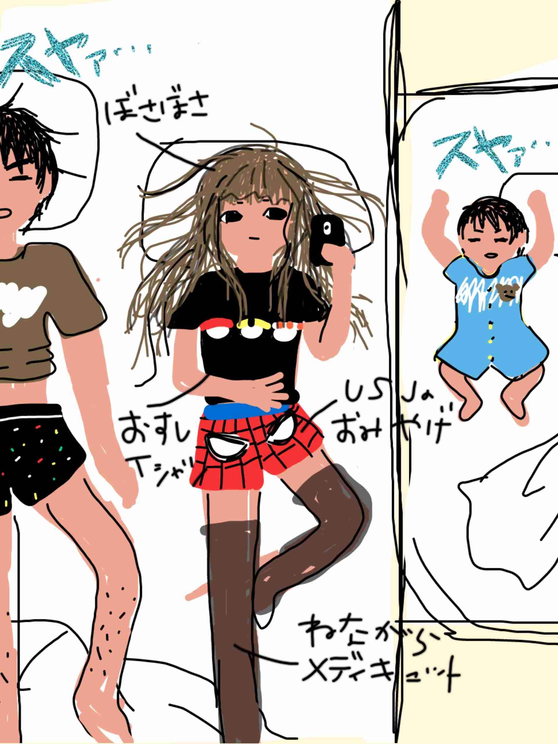 【お絵かき】いまの格好を描いてみるトピ!