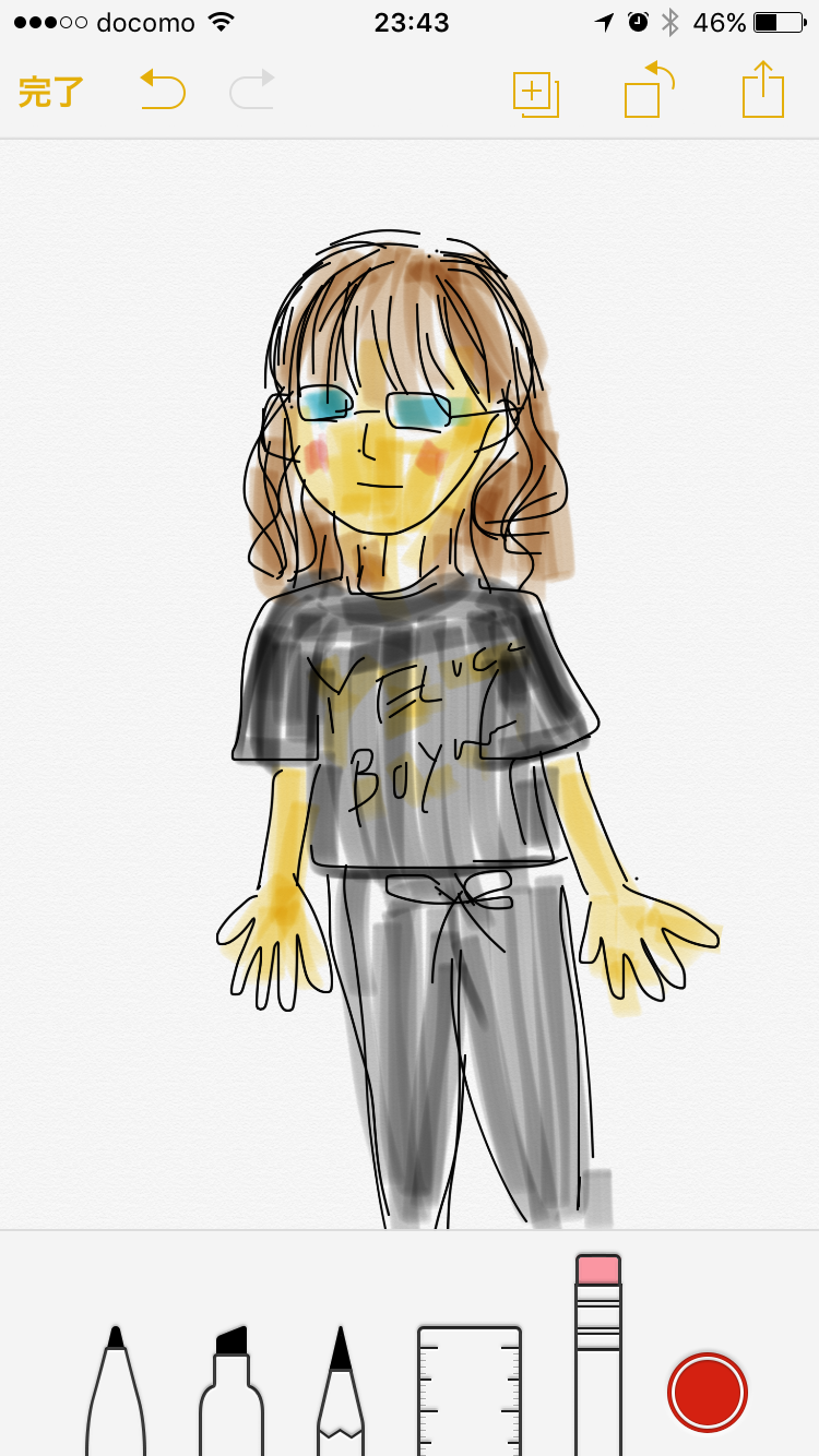 【お絵かき】いまの格好を描いてみるトピ!