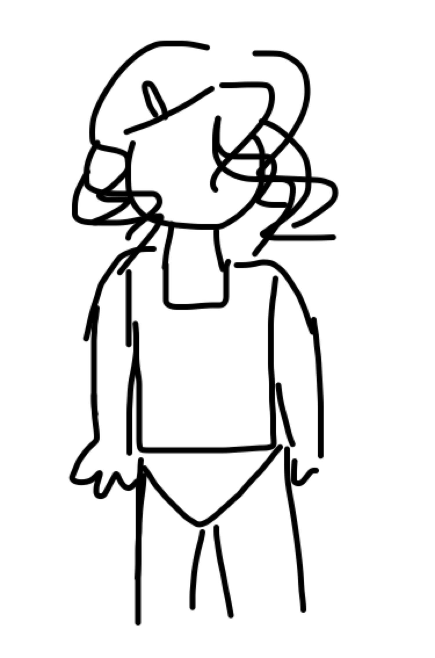 【お絵かき】いまの格好を描いてみるトピ!