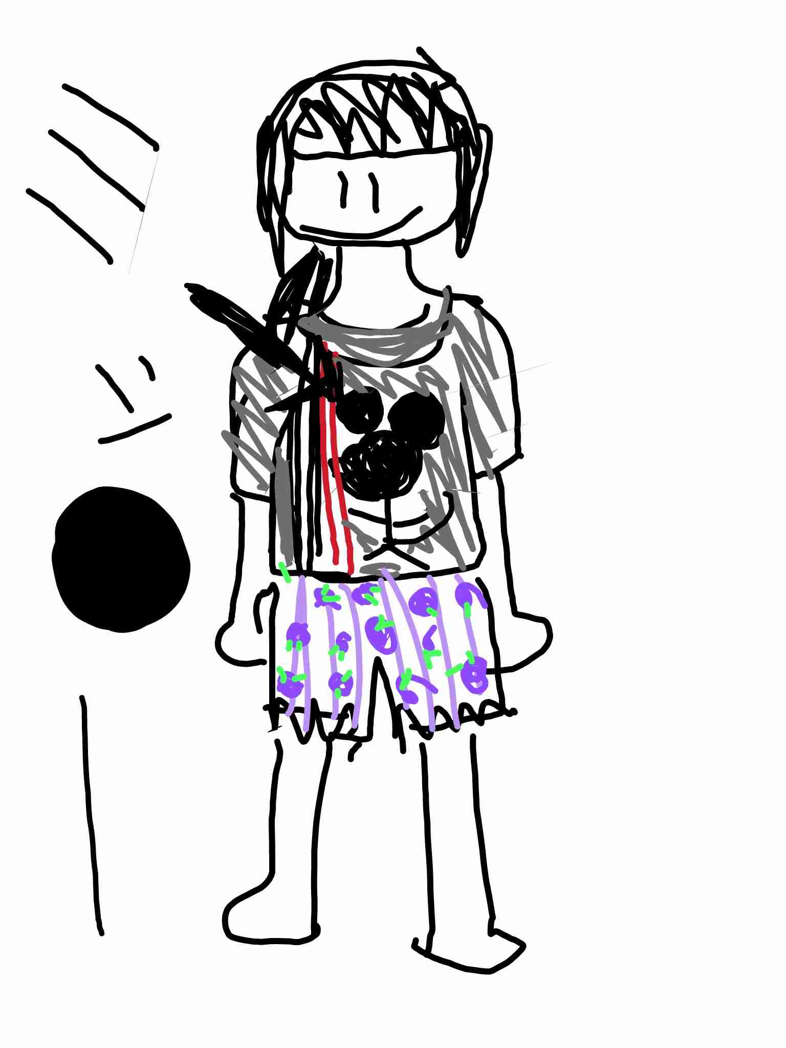 【お絵かき】いまの格好を描いてみるトピ！