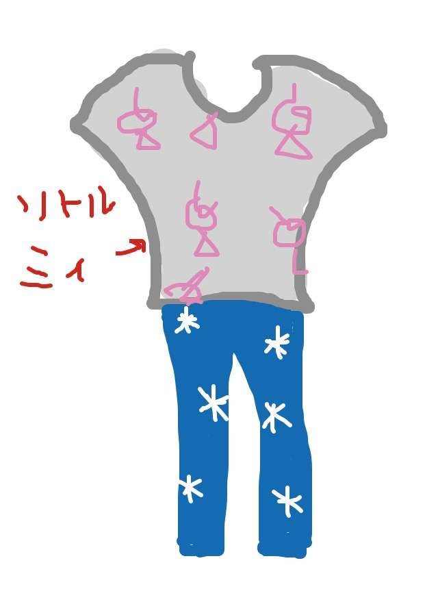 【お絵かき】いまの格好を描いてみるトピ!
