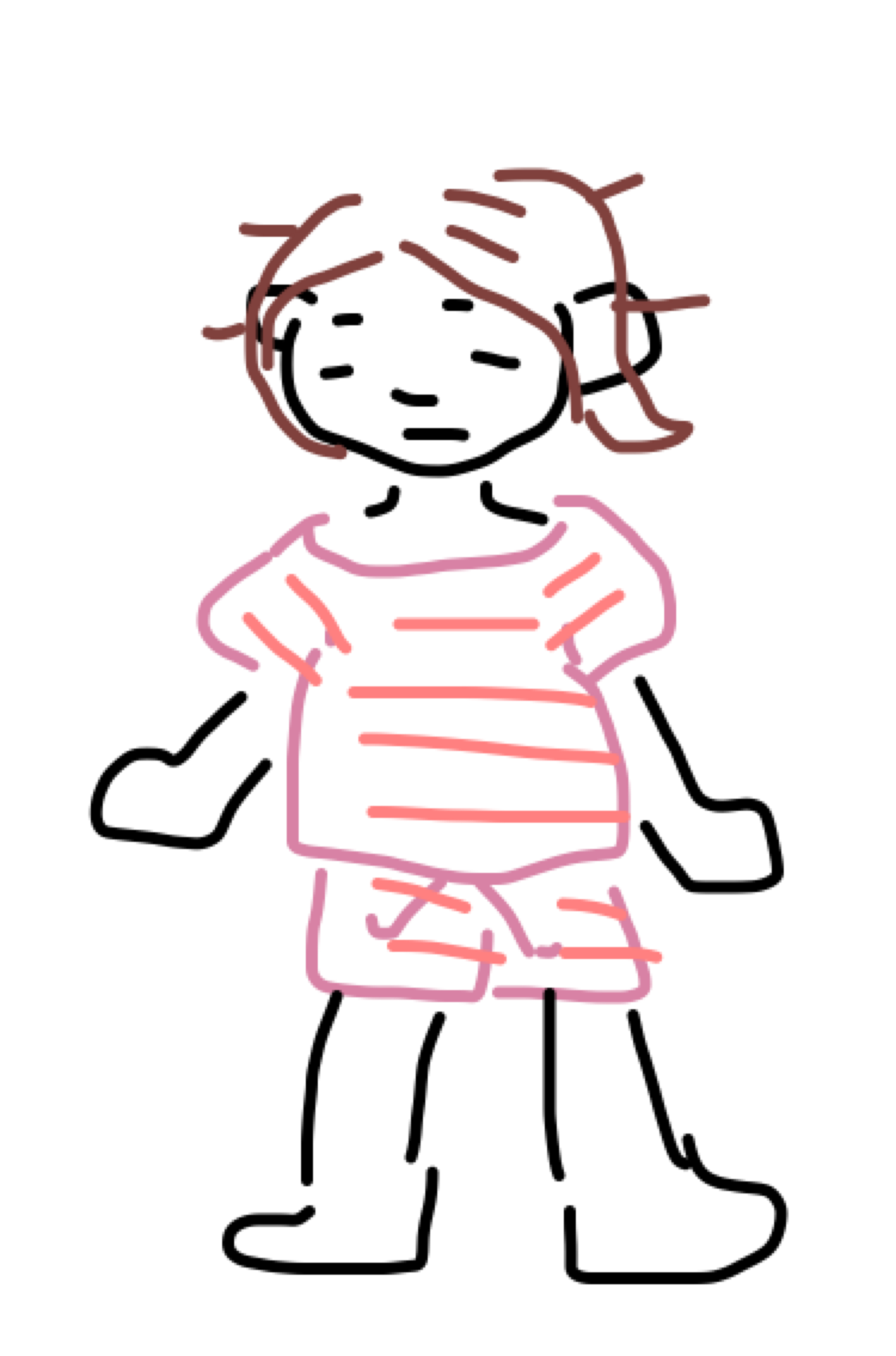 【お絵かき】いまの格好を描いてみるトピ!