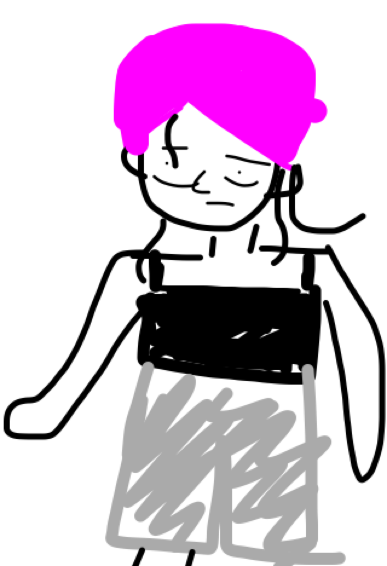 【お絵かき】いまの格好を描いてみるトピ!