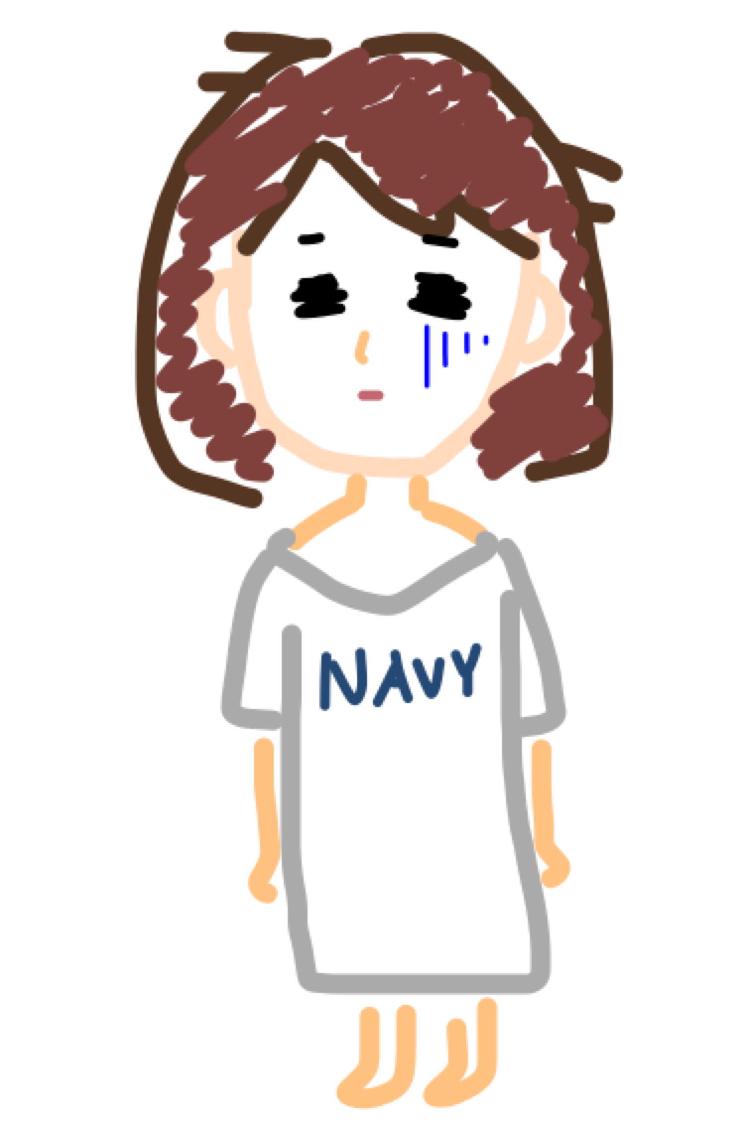 【お絵かき】いまの格好を描いてみるトピ!