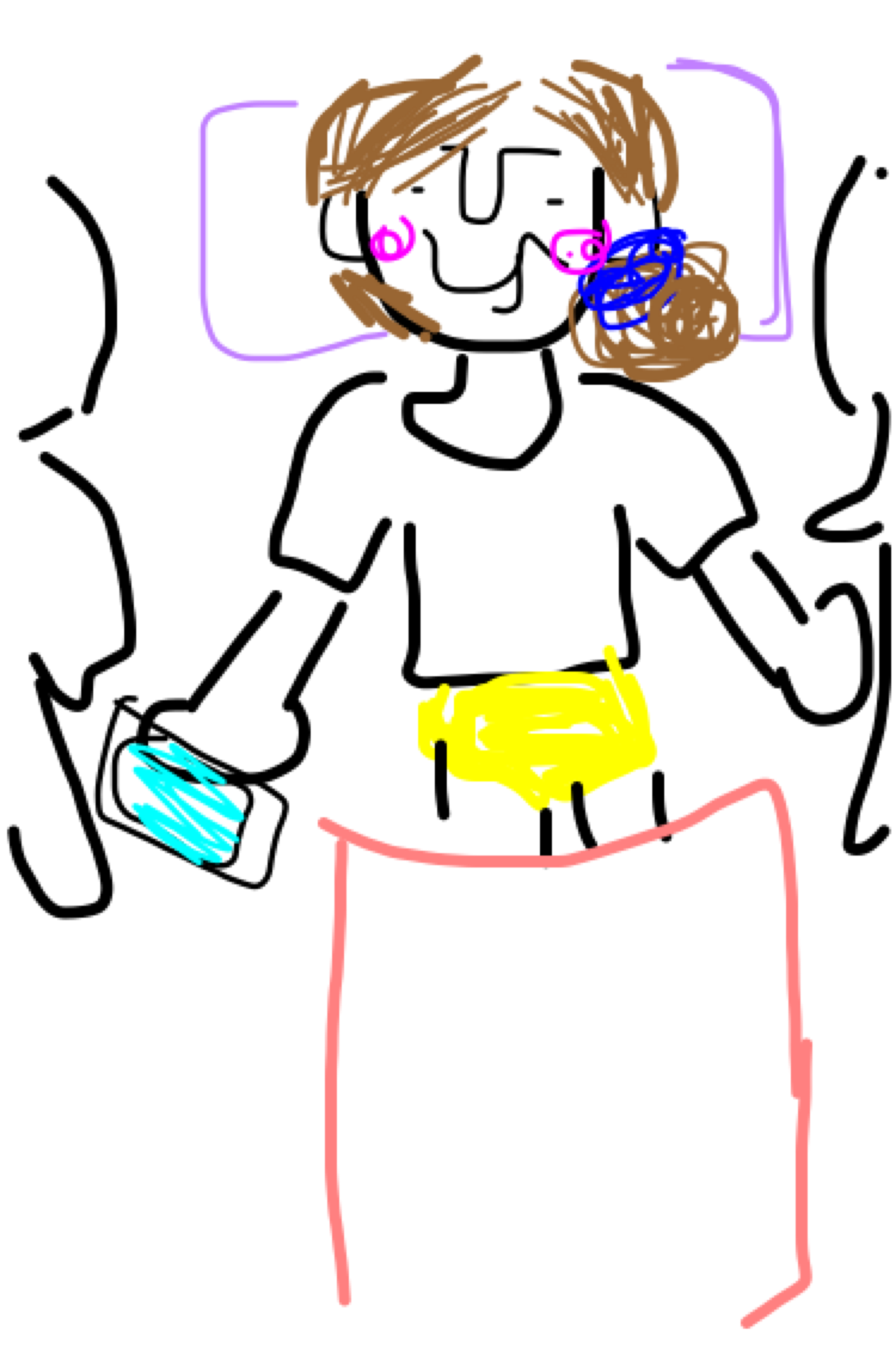 【お絵かき】いまの格好を描いてみるトピ!