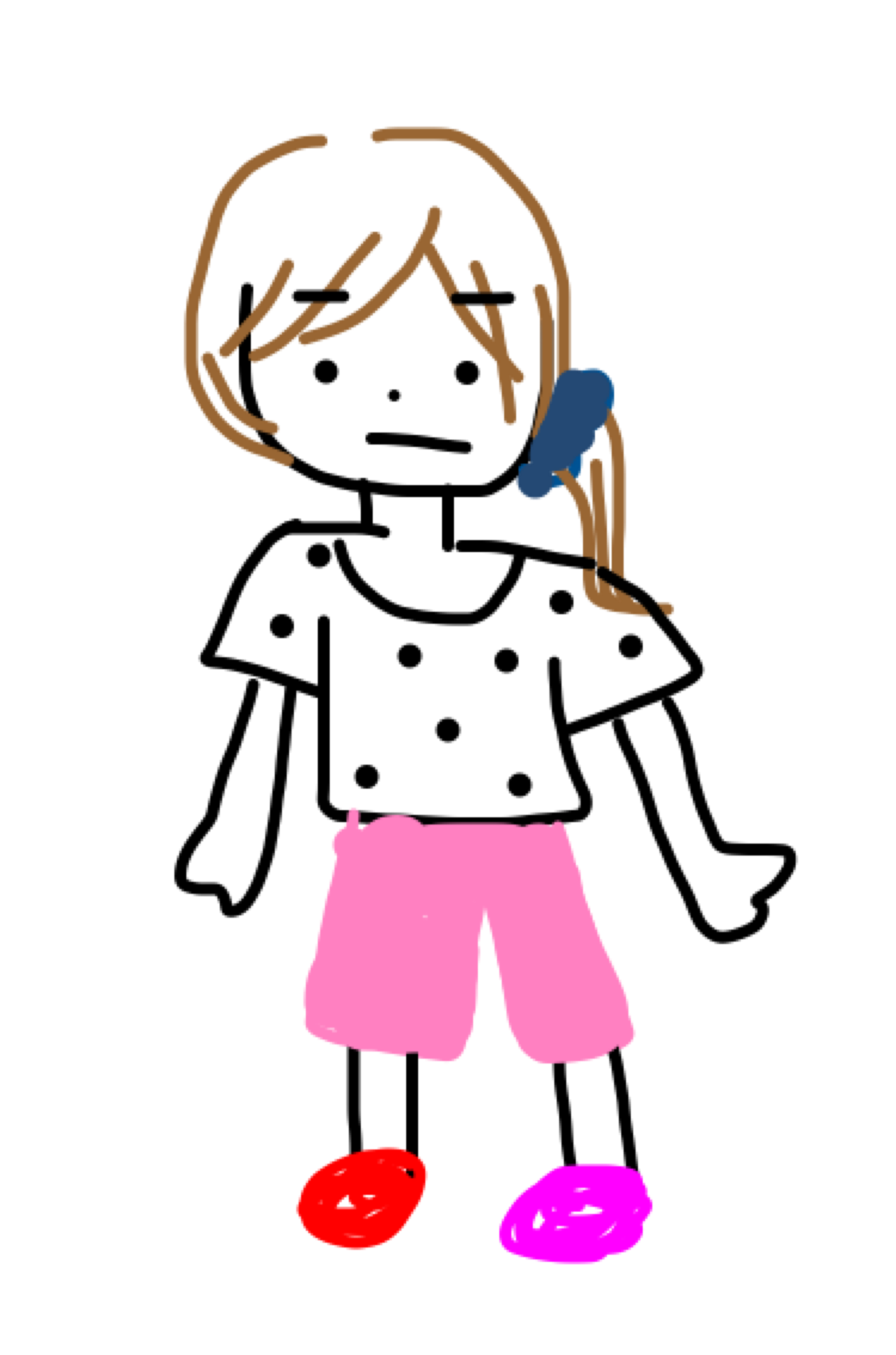 【お絵かき】いまの格好を描いてみるトピ!