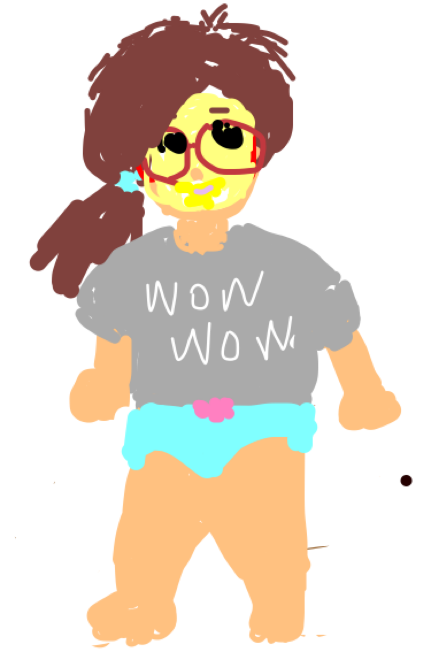 【お絵かき】いまの格好を描いてみるトピ！