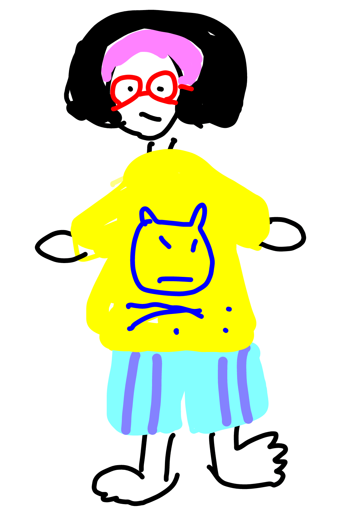 【お絵かき】いまの格好を描いてみるトピ!