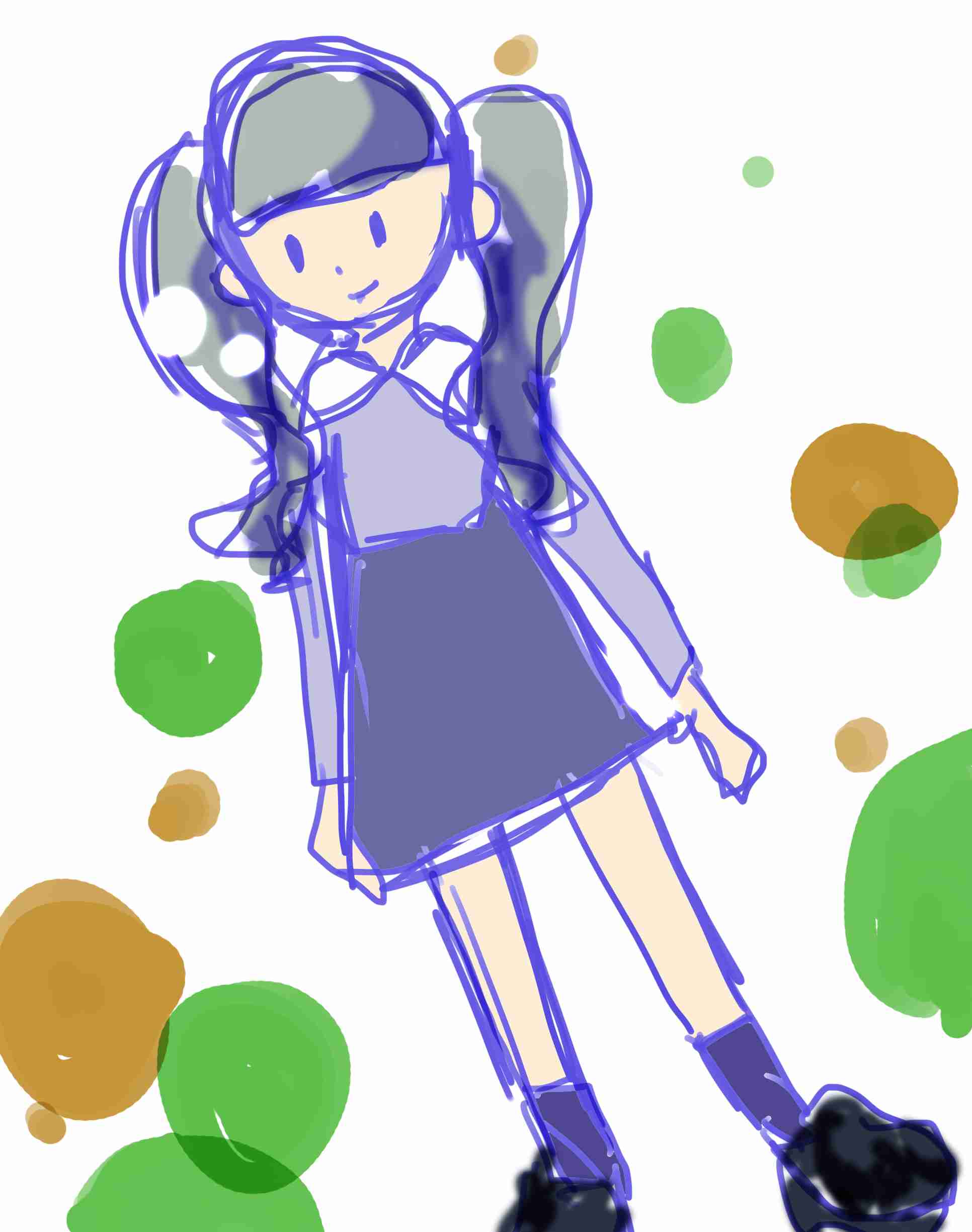 【お絵かき】いまの格好を描いてみるトピ!
