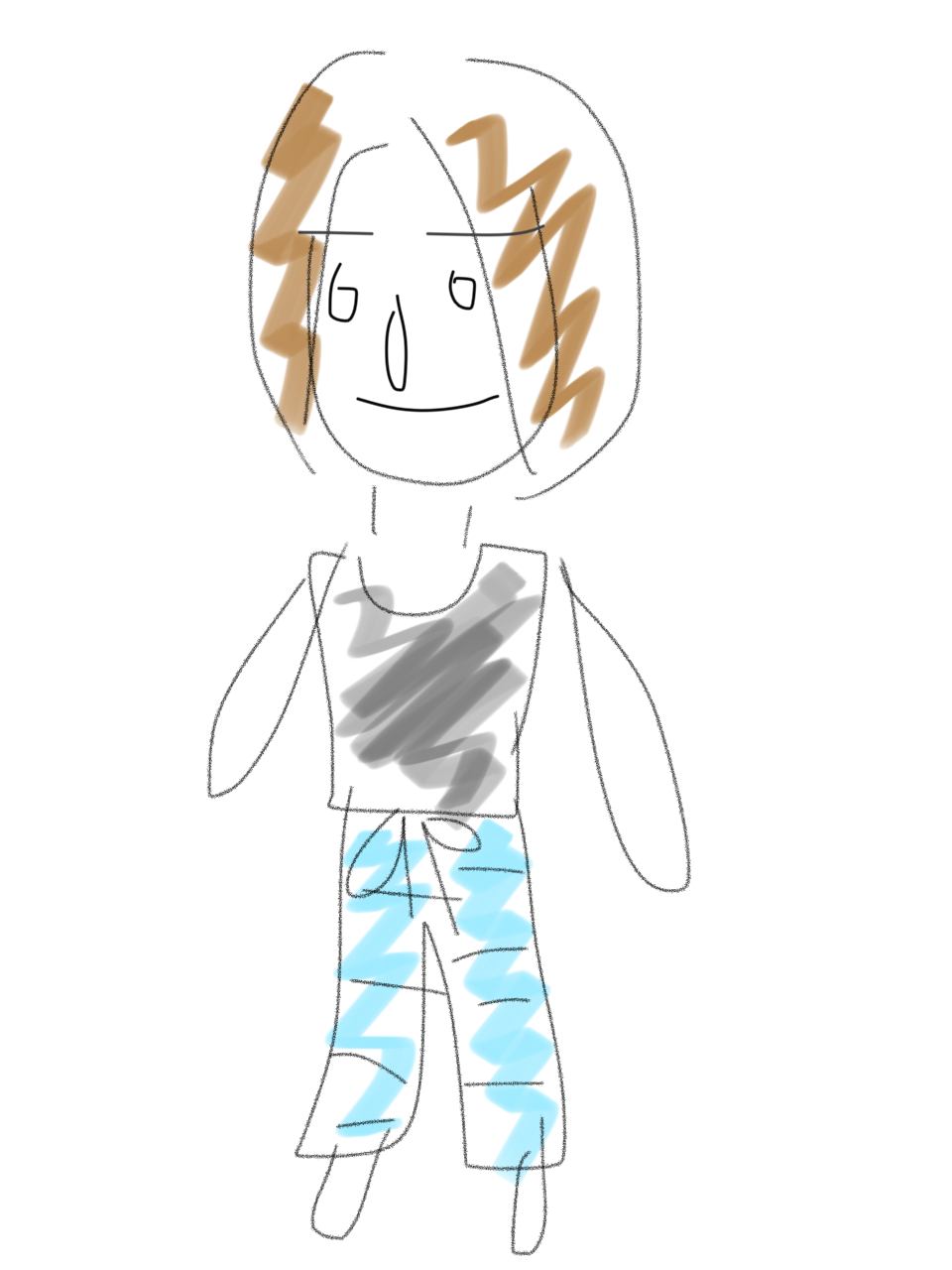【お絵かき】いまの格好を描いてみるトピ!