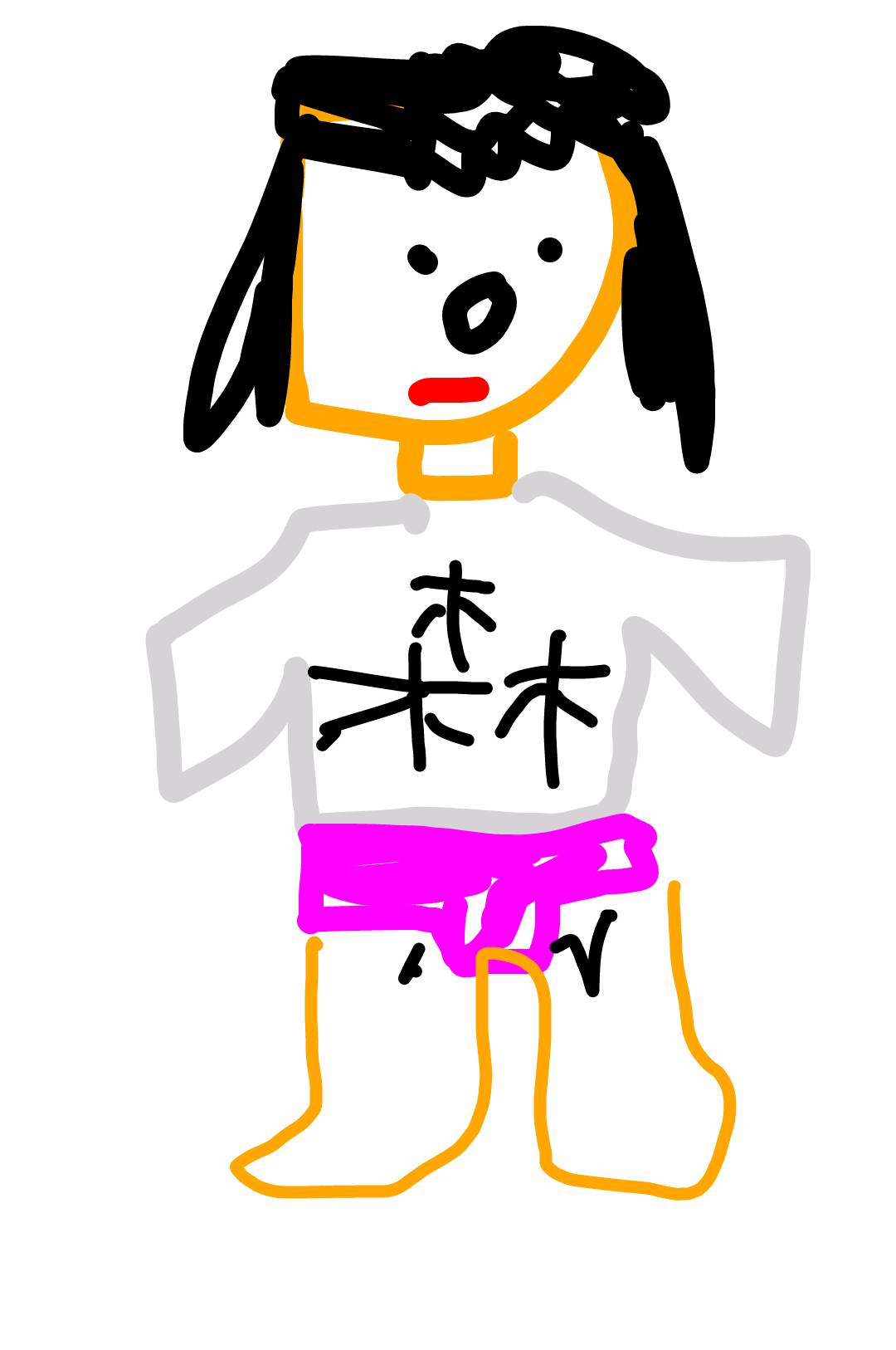 【お絵かき】いまの格好を描いてみるトピ!