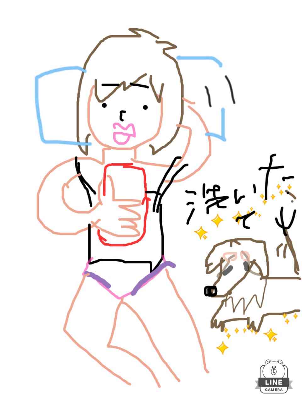 【お絵かき】いまの格好を描いてみるトピ!