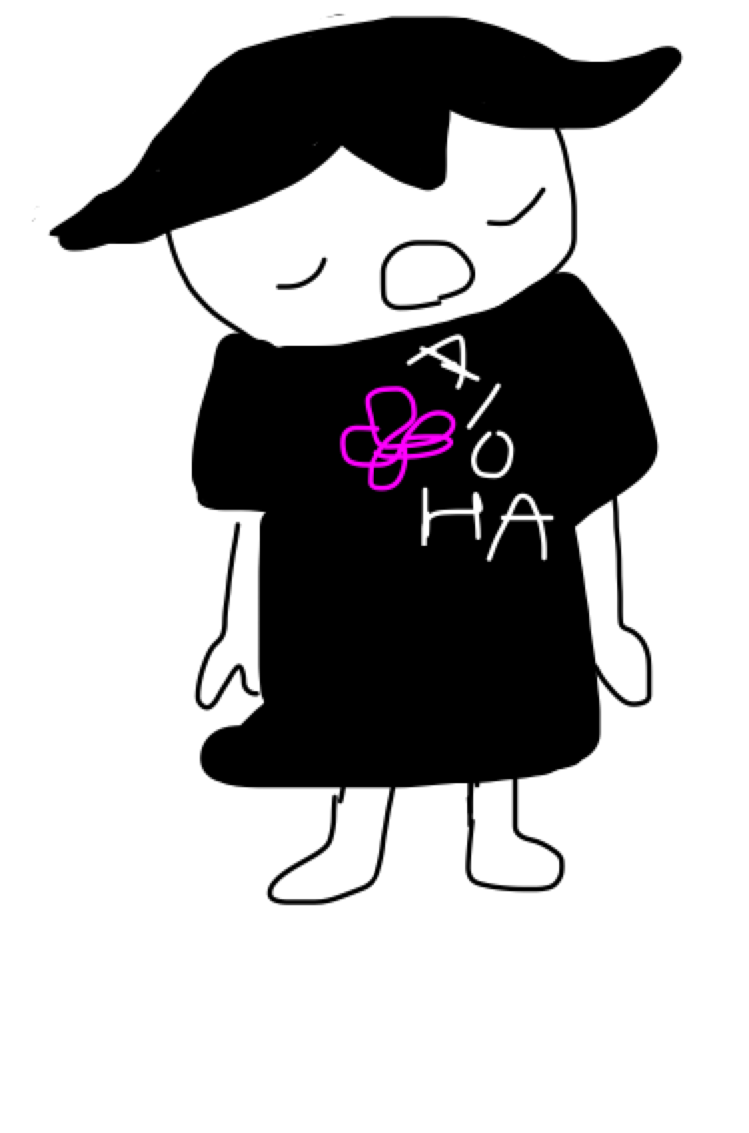 【お絵かき】いまの格好を描いてみるトピ!