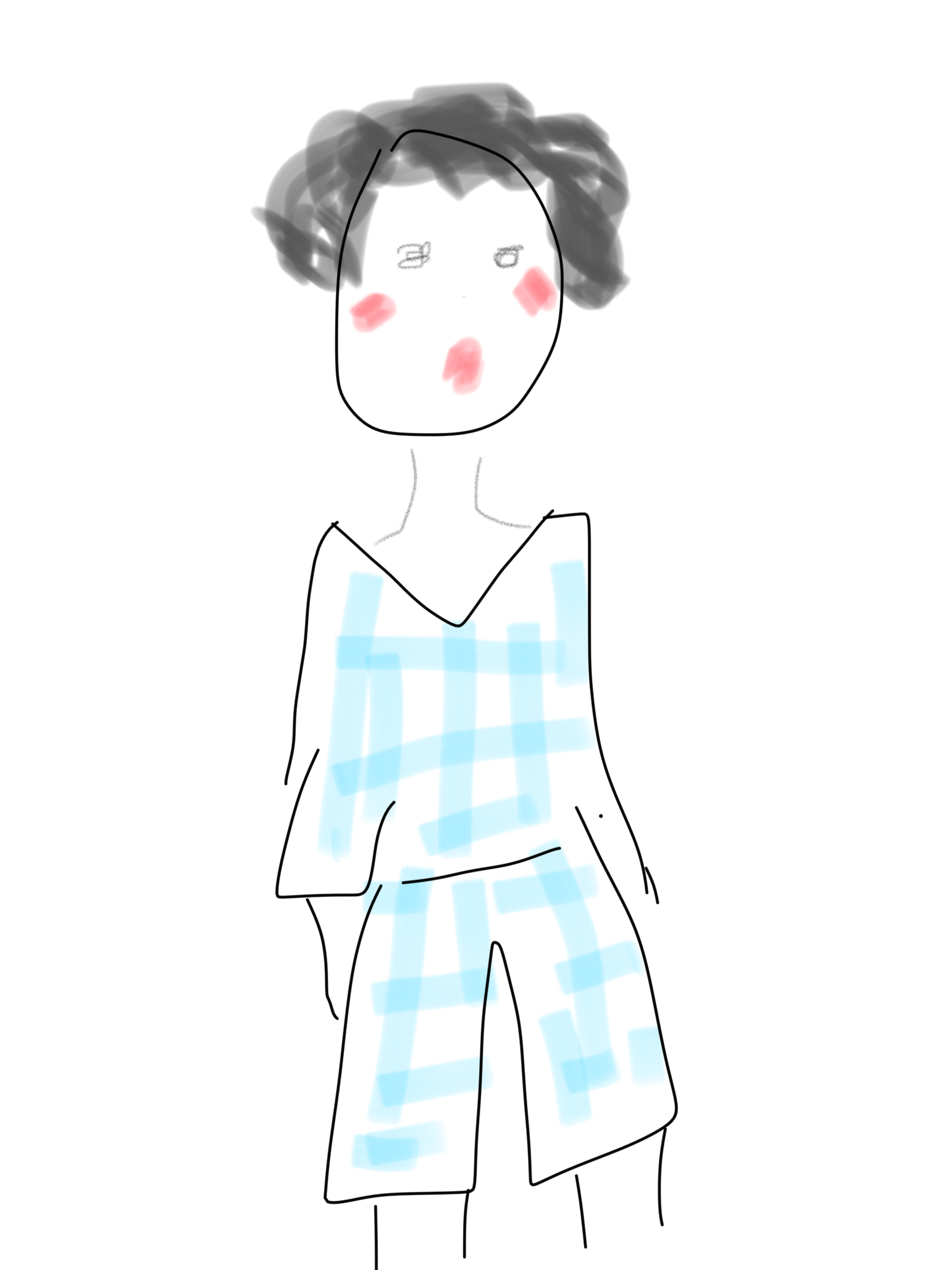 【お絵かき】いまの格好を描いてみるトピ!