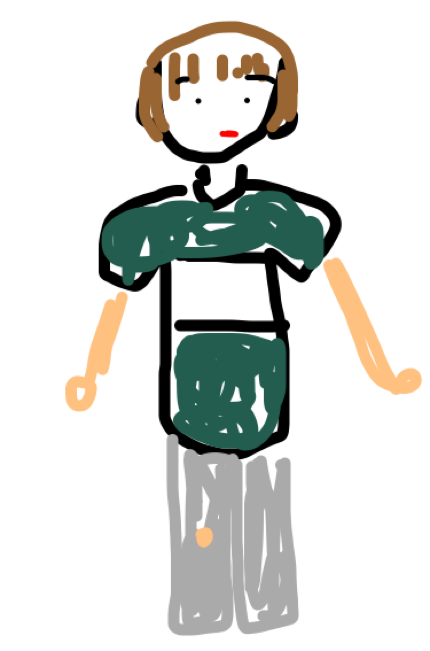 【お絵かき】いまの格好を描いてみるトピ!