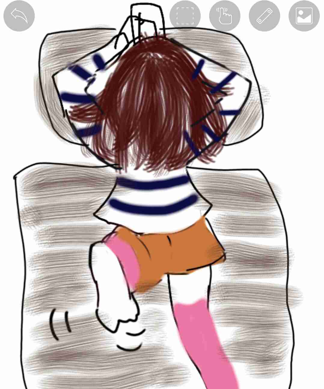 【お絵かき】いまの格好を描いてみるトピ!