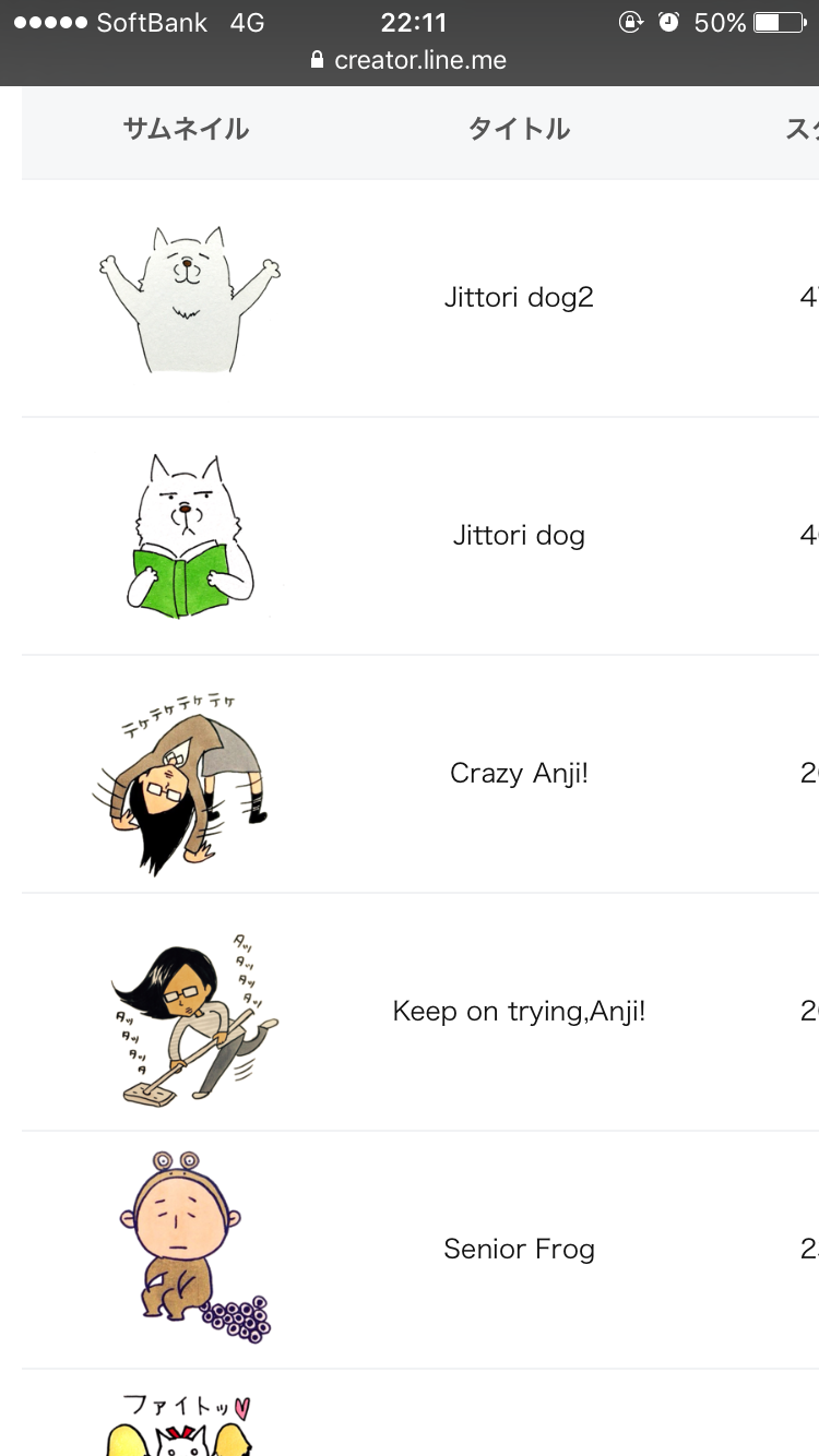 好きなLINEスタンプ