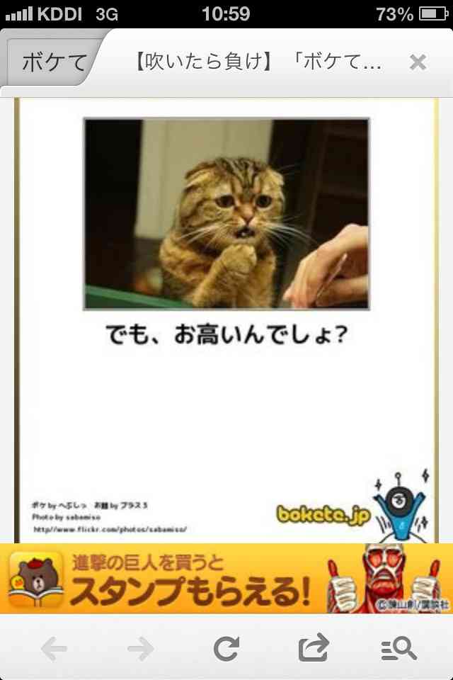 ボケて！で笑った動物編