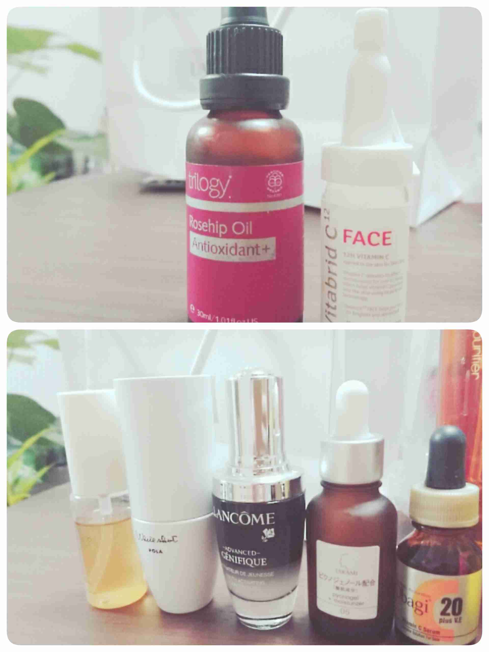 スキンケア用品のレギュラーを見せてください！