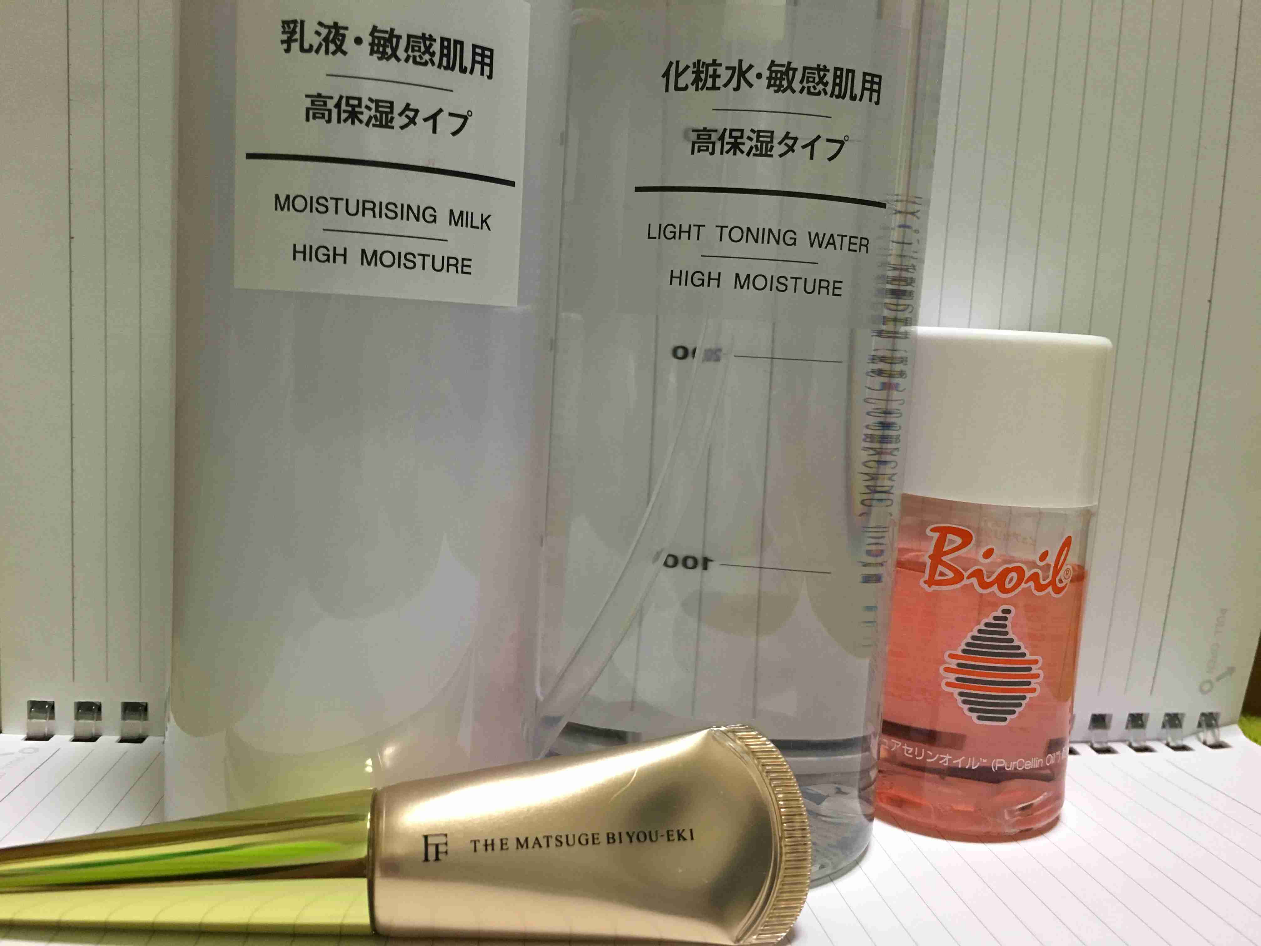 スキンケア用品のレギュラーを見せてください！