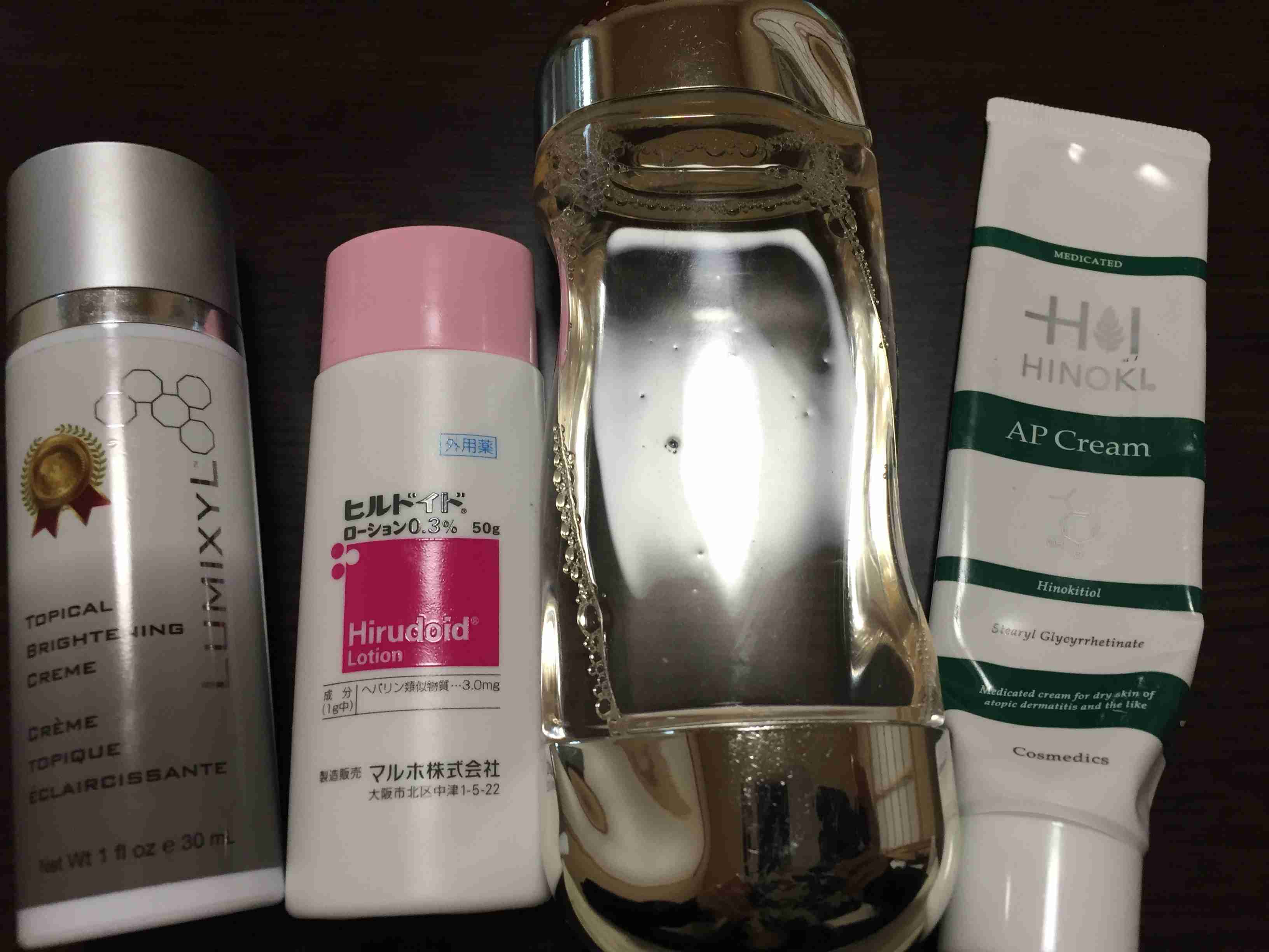 スキンケア用品のレギュラーを見せてください！