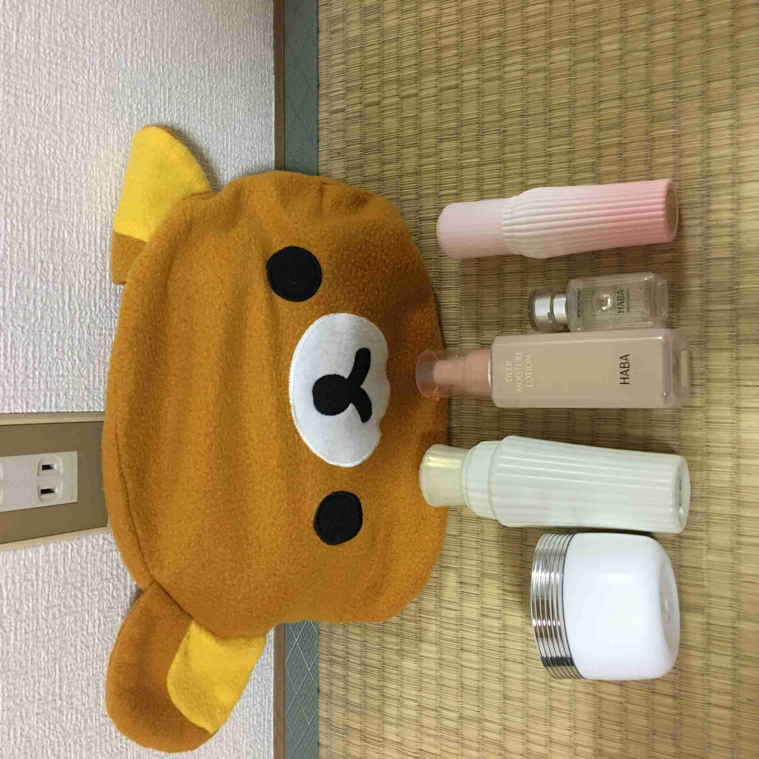 スキンケア用品のレギュラーを見せてください！