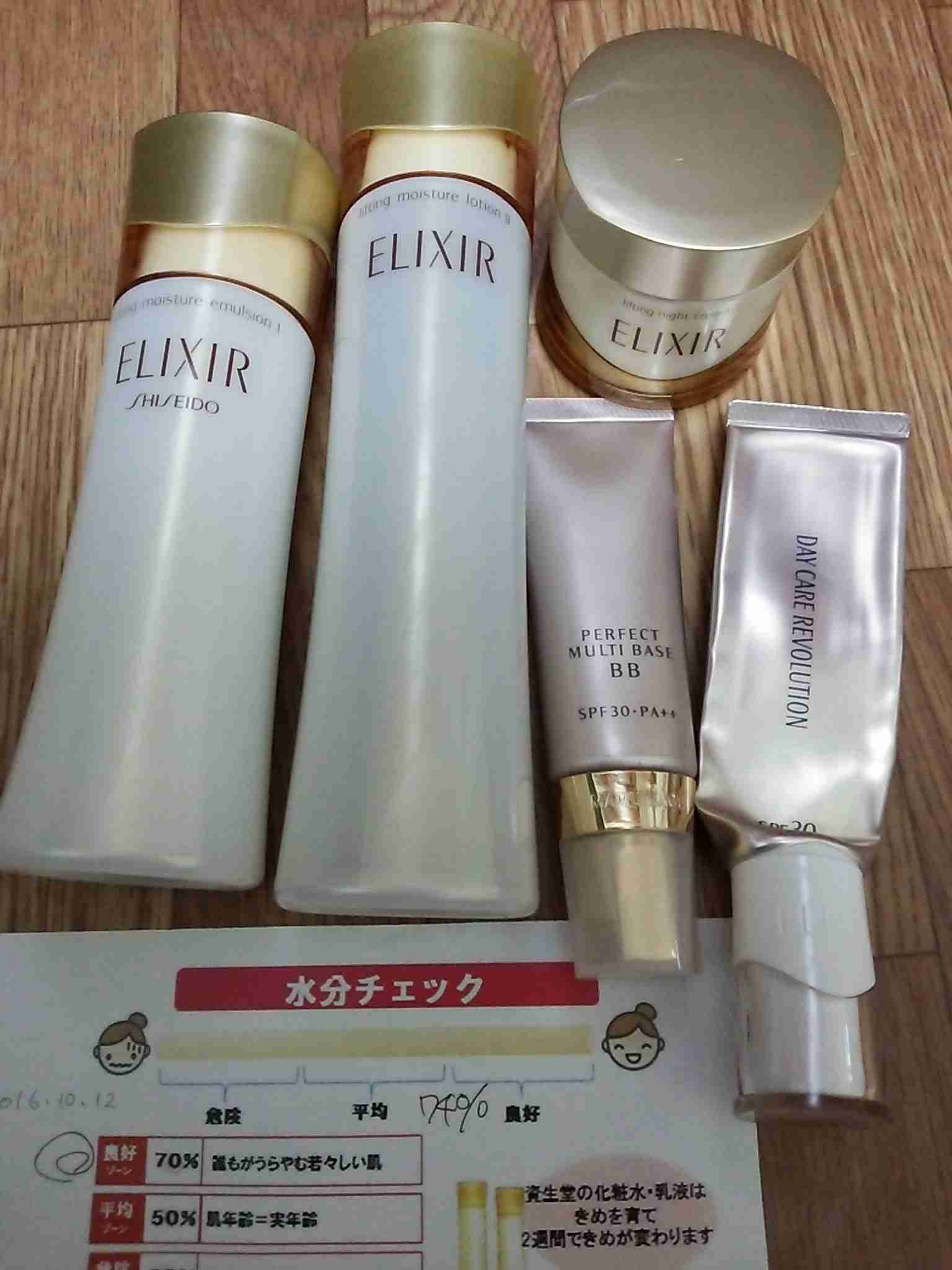 スキンケア用品のレギュラーを見せてください！