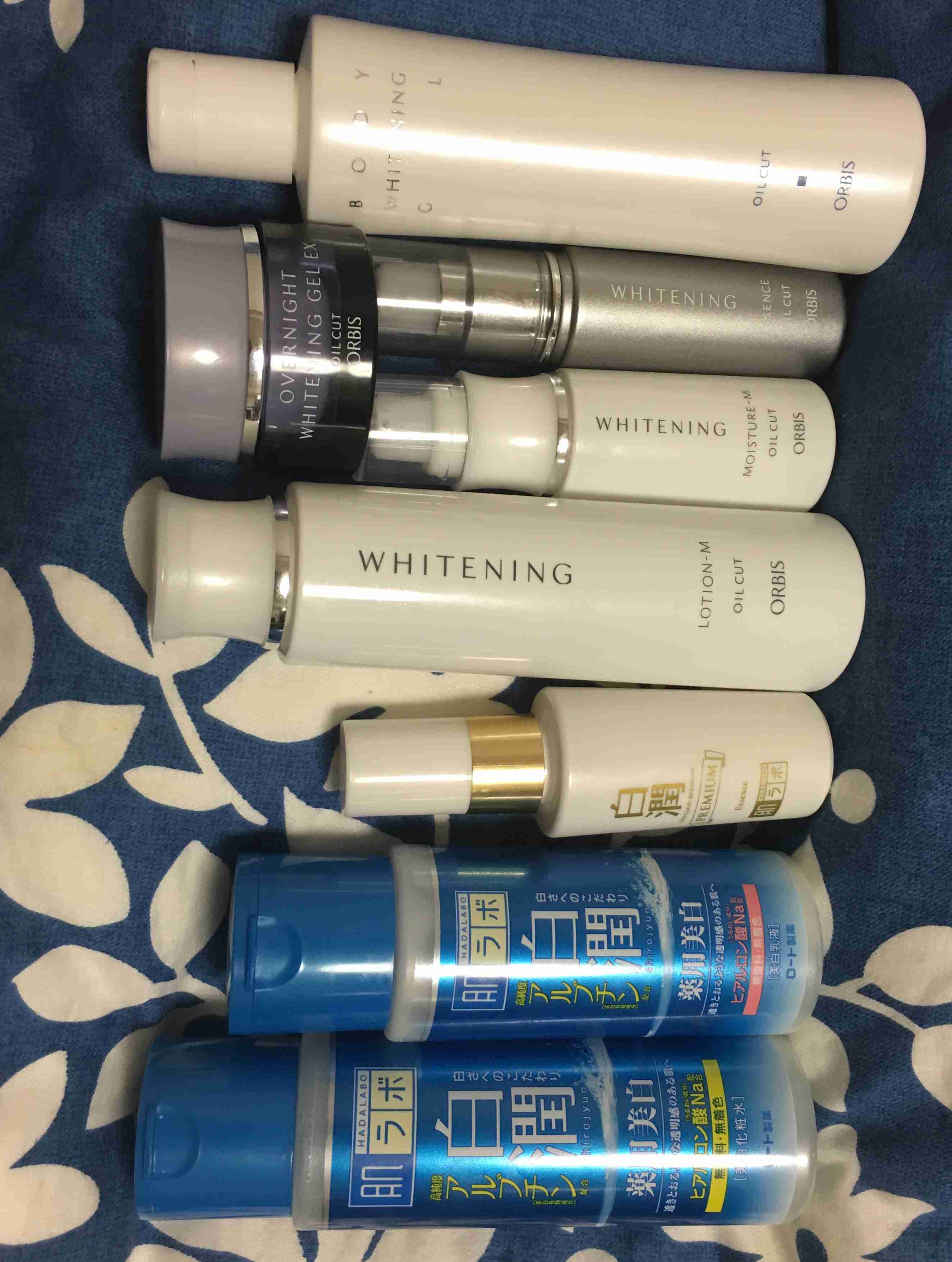 スキンケア用品のレギュラーを見せてください！