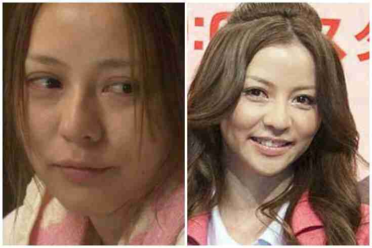 和風顔の人のメイク、髪型