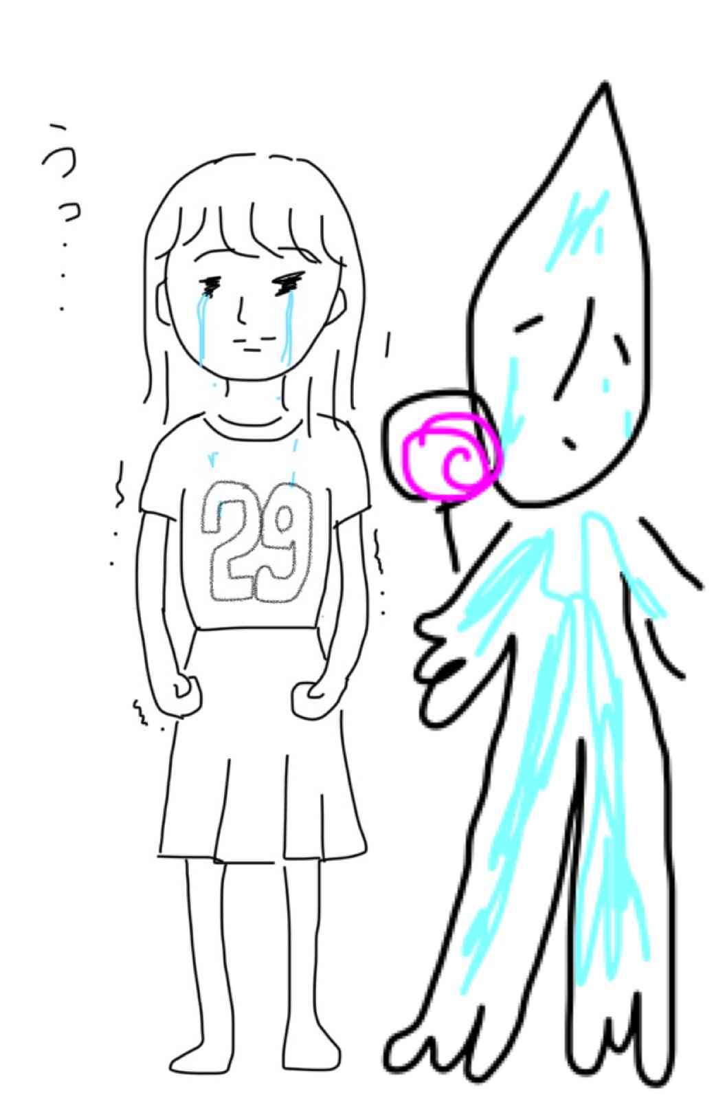 私の横に彼氏を描いて下さい…!