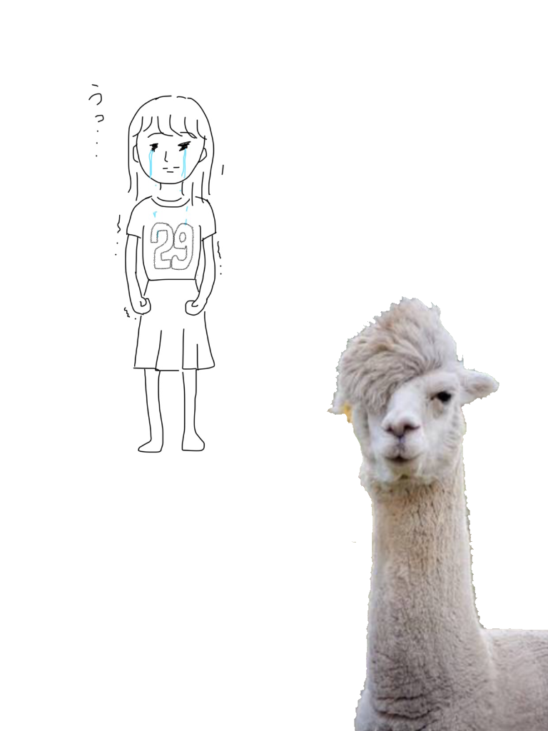 私の横に彼氏を描いて下さい…!