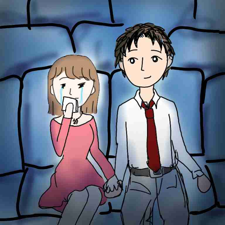 私の横に彼氏を描いて下さい…!