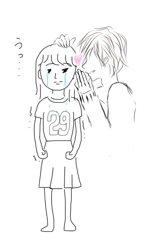 私の横に彼氏を描いて下さい…!