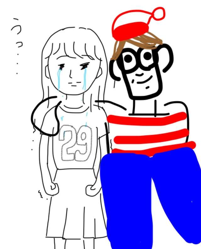 私の横に彼氏を描いて下さい…!