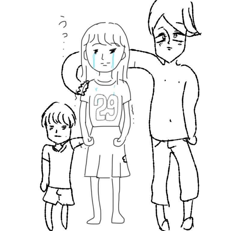 私の横に彼氏を描いて下さい…!