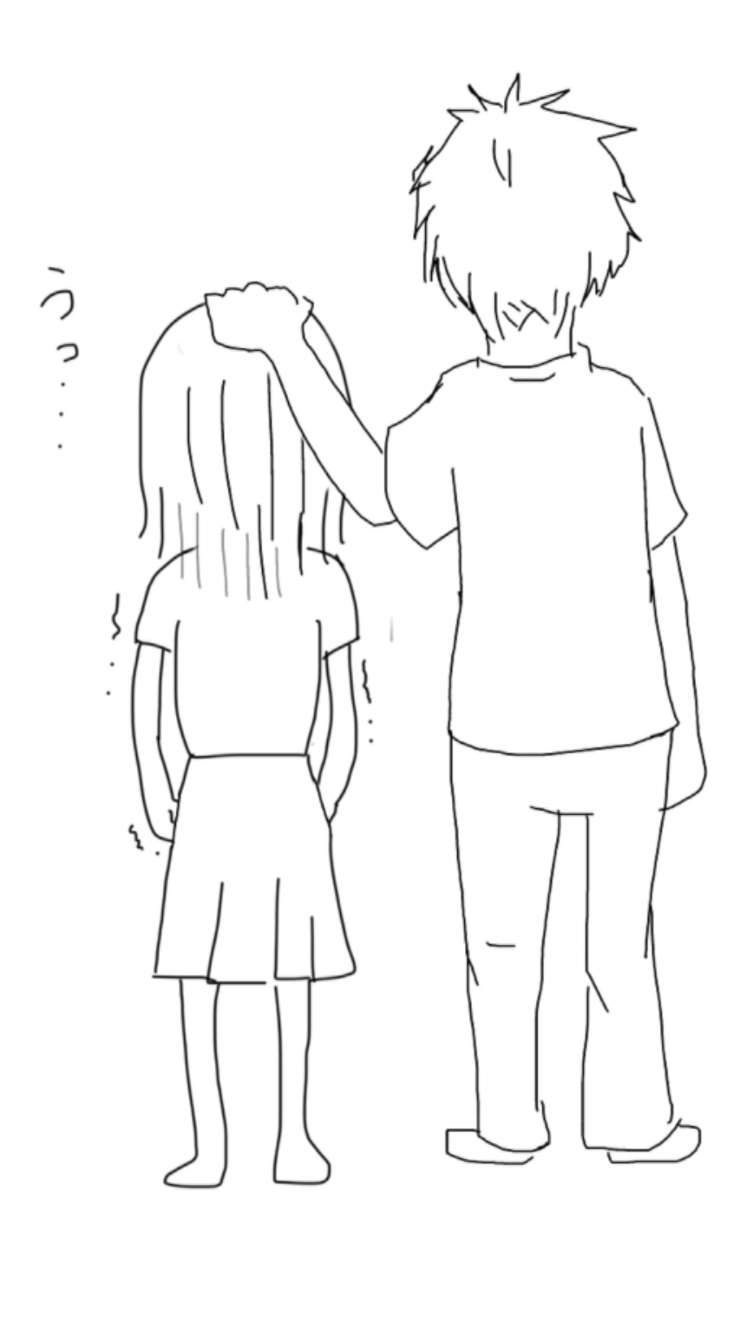 私の横に彼氏を描いて下さい…!