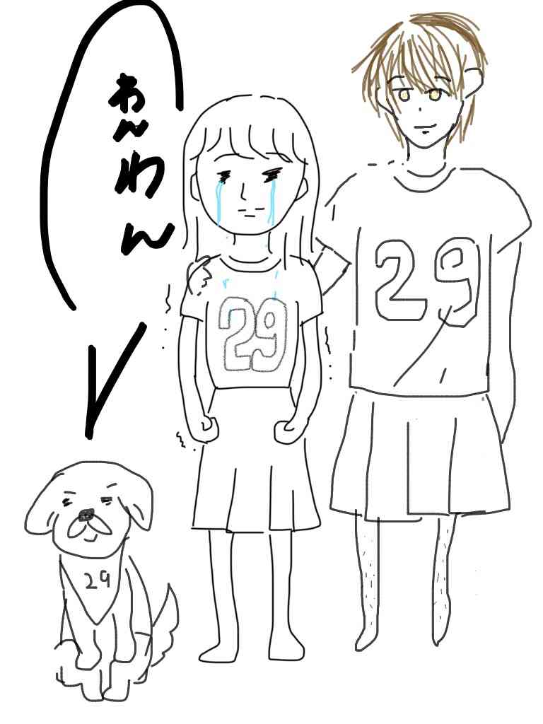 私の横に彼氏を描いて下さい…!