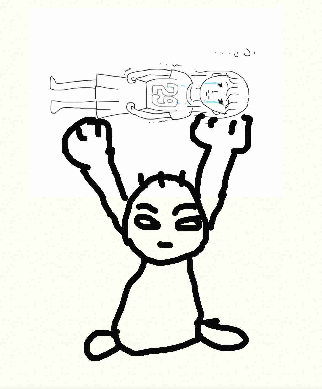 私の横に彼氏を描いて下さい…!