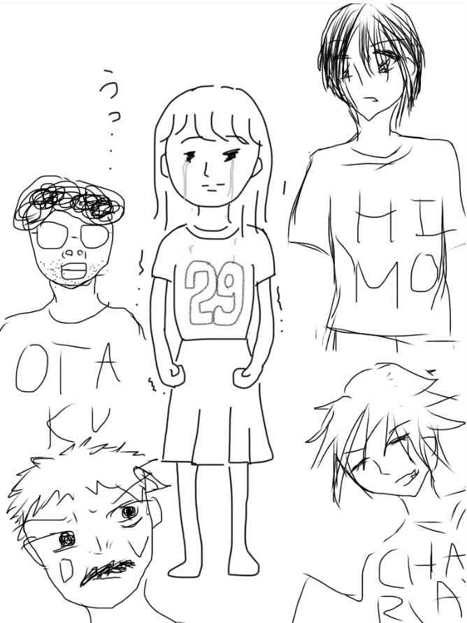 私の横に彼氏を描いて下さい…!
