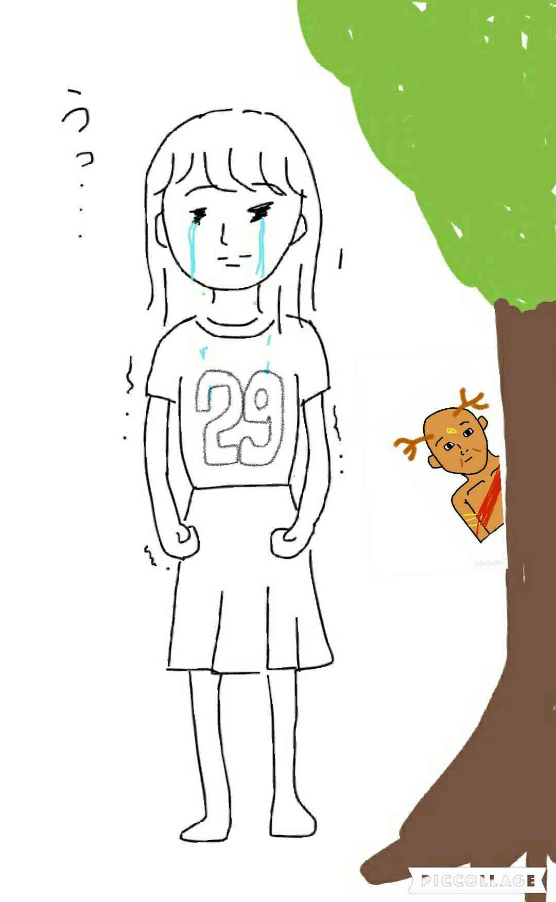 私の横に彼氏を描いて下さい…!