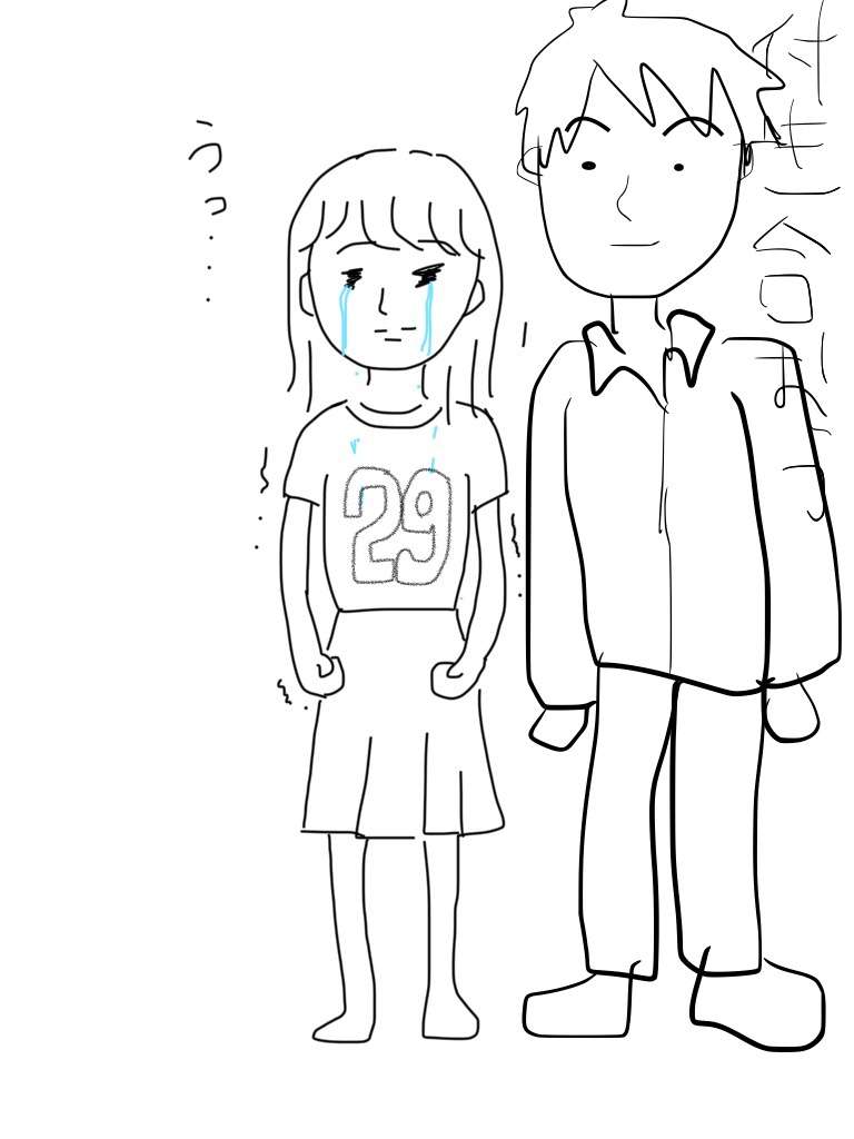 私の横に彼氏を描いて下さい…!