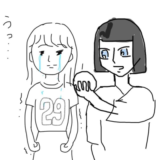 私の横に彼氏を描いて下さい…!