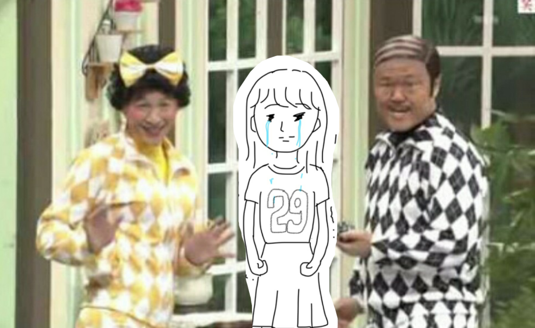 私の横に彼氏を描いて下さい…!